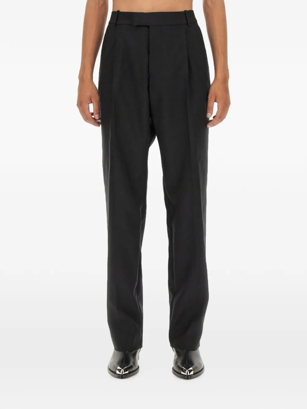 Alexander McQueen pleated trousers - Nero