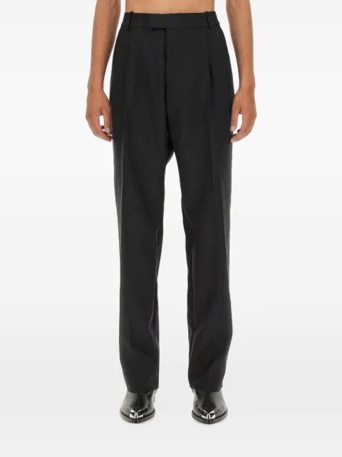 Alexander McQueen pantalones de lana con pinzas