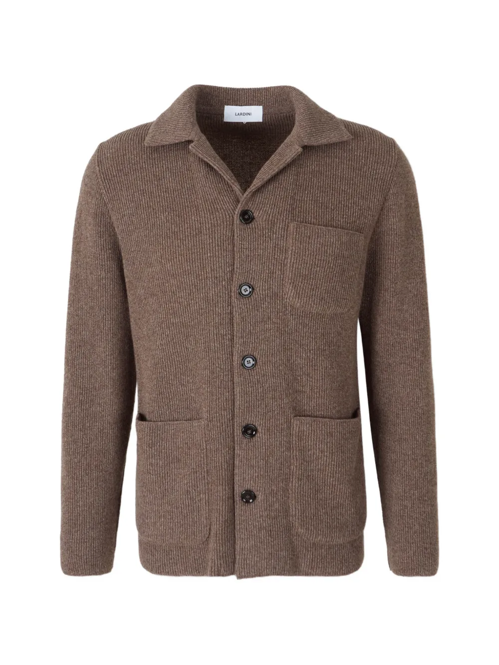 Lardini ribbed-knit cashmere jacket
