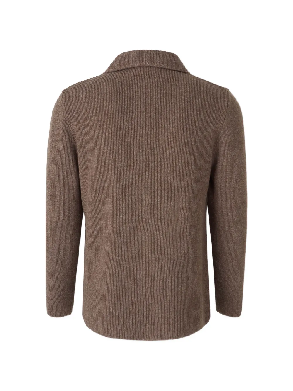 Lardini Ribgebreid kasjmier jack Bruin