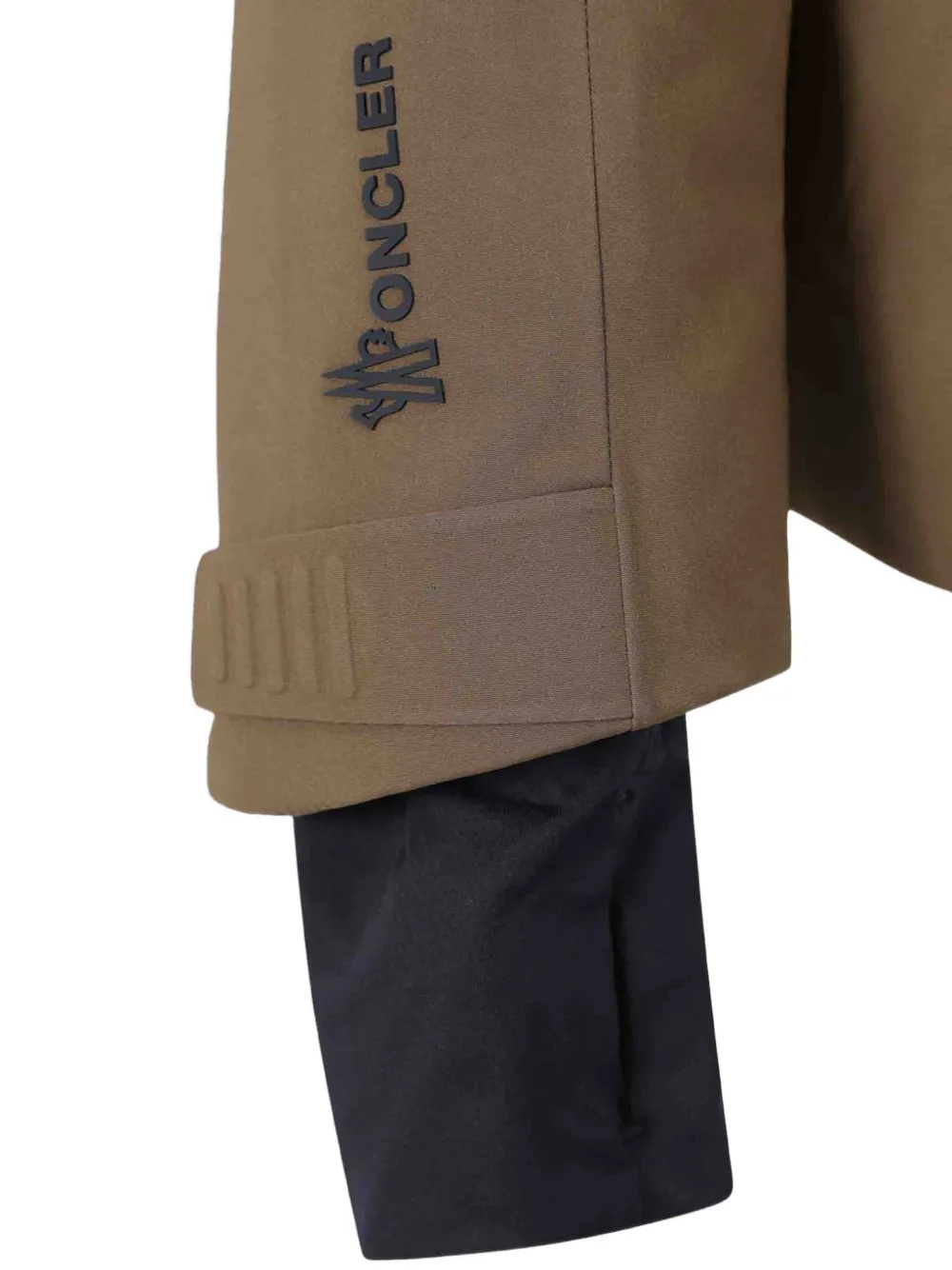 Moncler Grenoble Vizelles belted ski jacket Groen