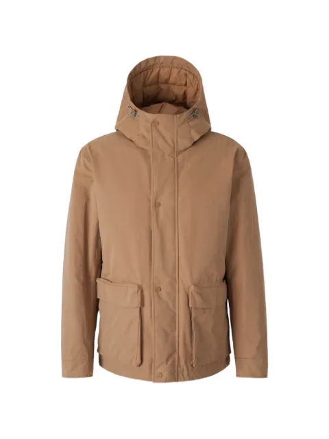 Herno hooded flap-pocket padded jacket