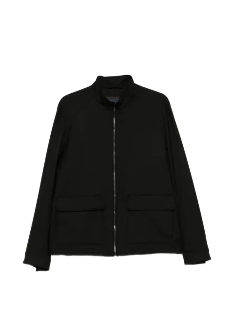 Herno high-neck flap-pocket jacket
