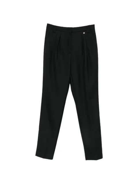 Herno pleated straight-leg trousers