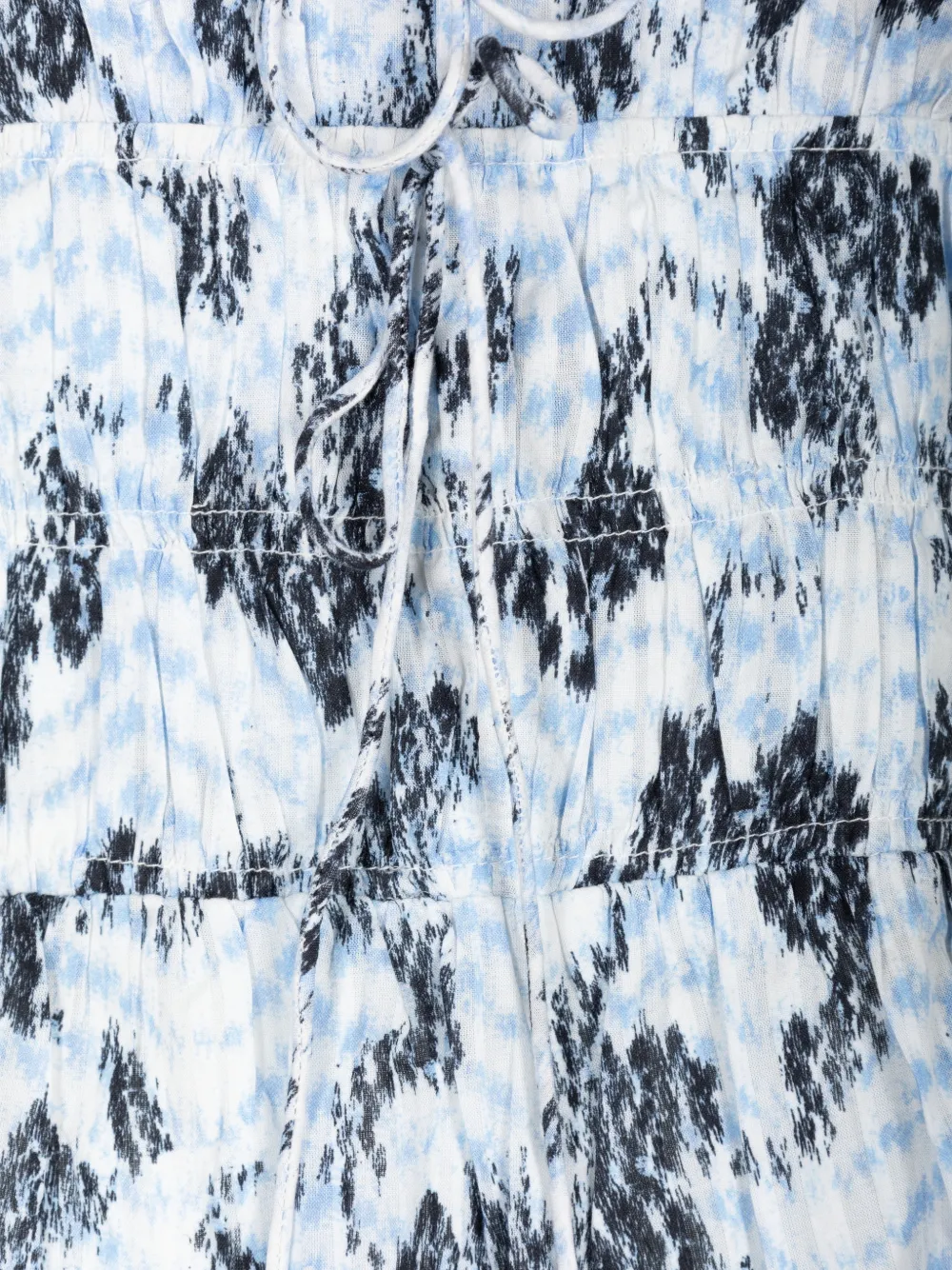 Ulla Johnson Anya peplum top met abstracte print Wit
