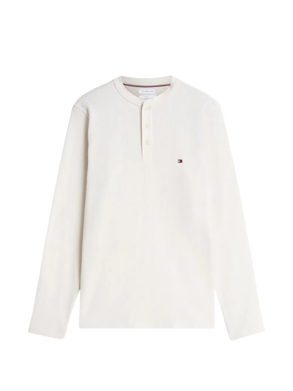 Tommy Hilfiger Henley waffle-knit sweater