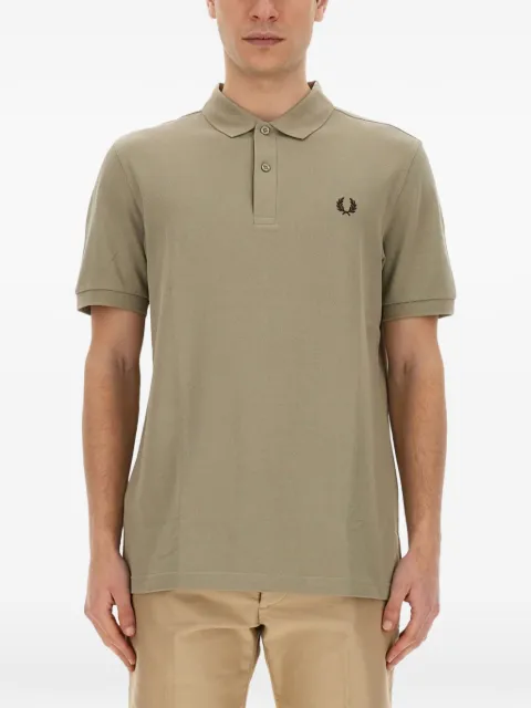 Fred Perry logo-embroidered polo shirt