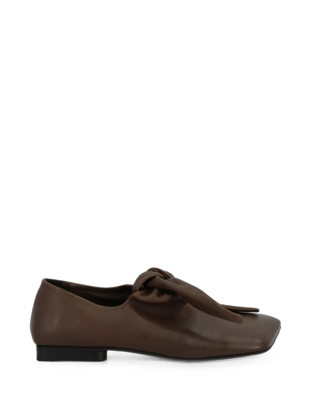 Uma Wang knotted square-toe loafers