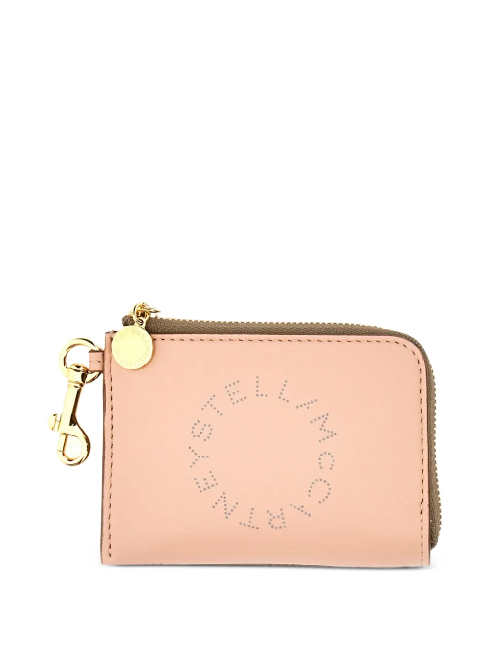 Stella McCartney logo-print wallet - Rosa