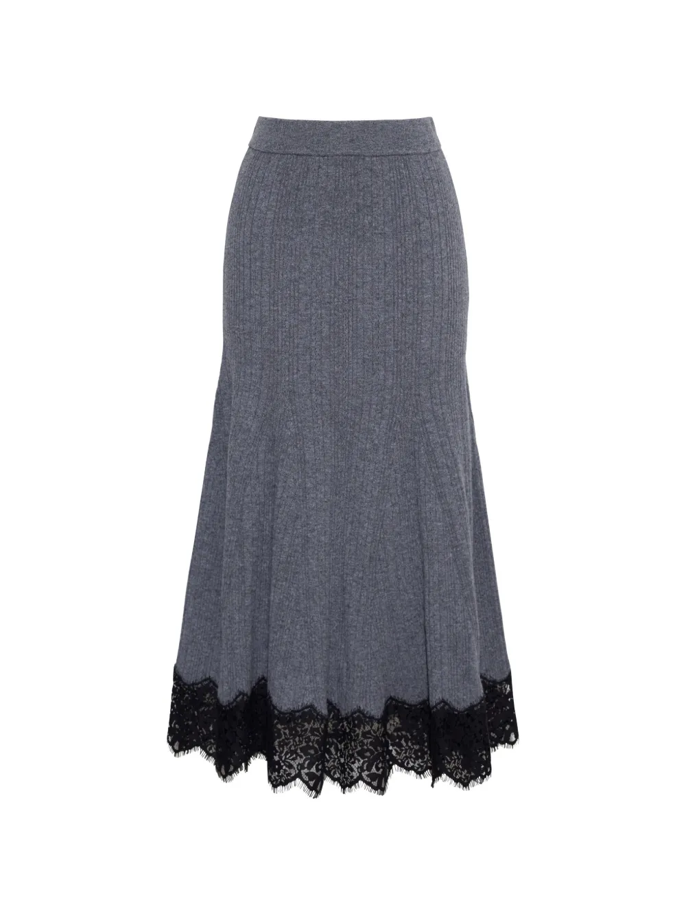 Cara Cara Parisa lace-trim midi skirt
