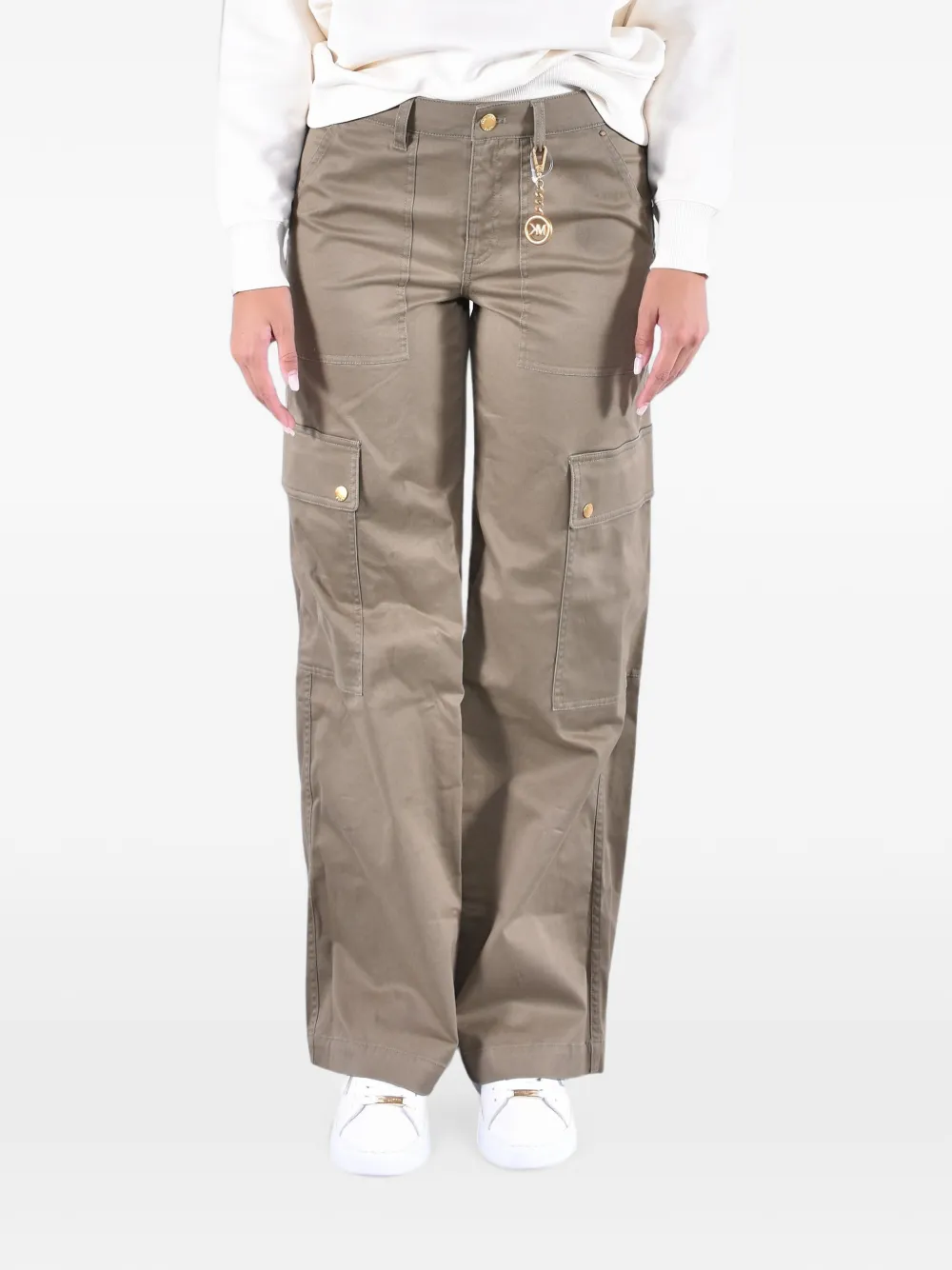 Michael Kors stretch cotton cargo pants - Vert Michael Kors stretch cotton cargo pants - Vert