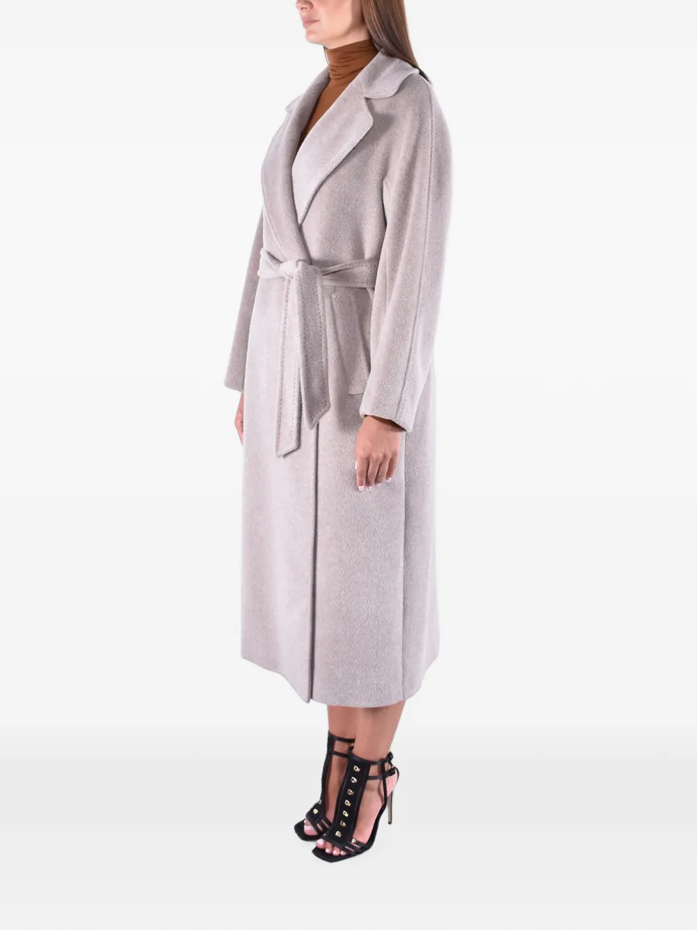 Weekend Max Mara Jas met ceintuur Grijs