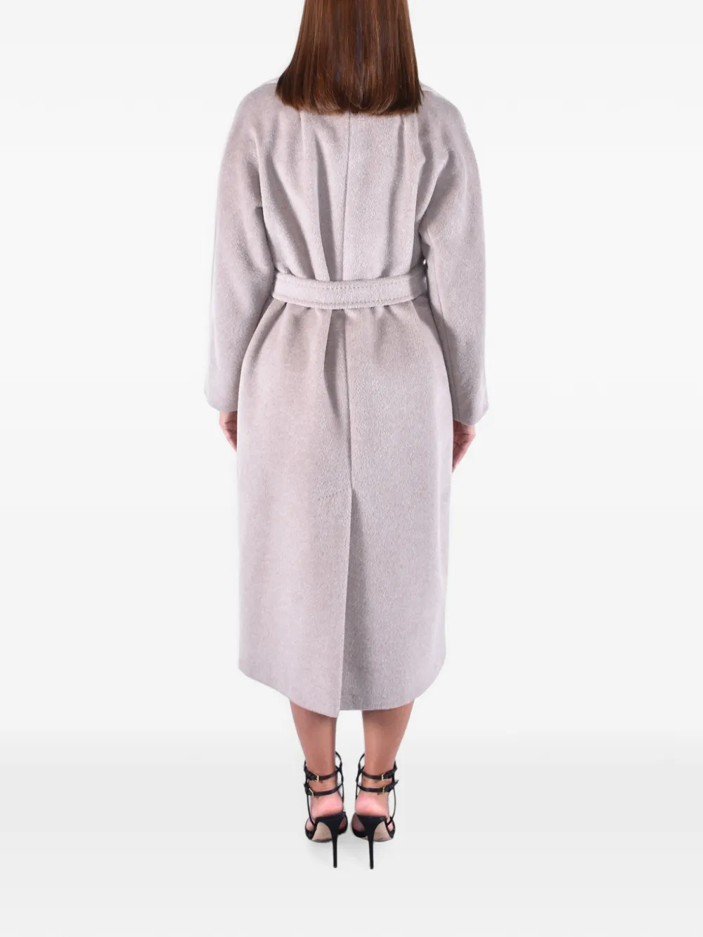 Weekend Max Mara Jas met ceintuur Grijs
