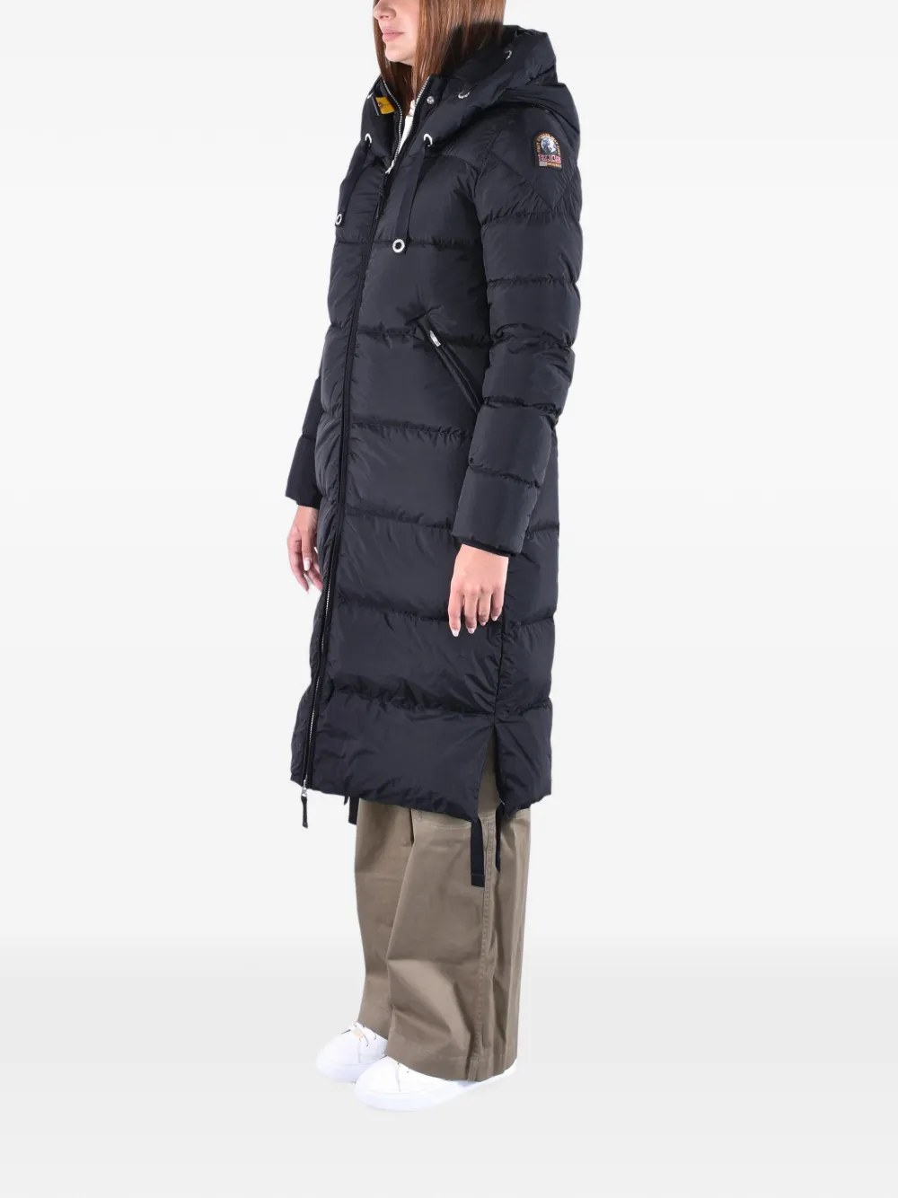 Parajumpers Panda oversized gewatteerde jas met capuchon Zwart