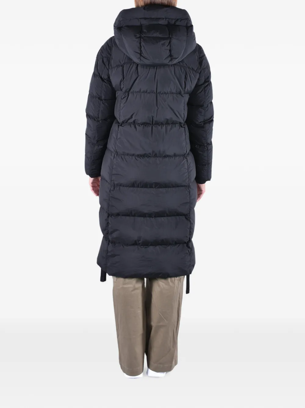 Parajumpers Panda oversized gewatteerde jas met capuchon Zwart