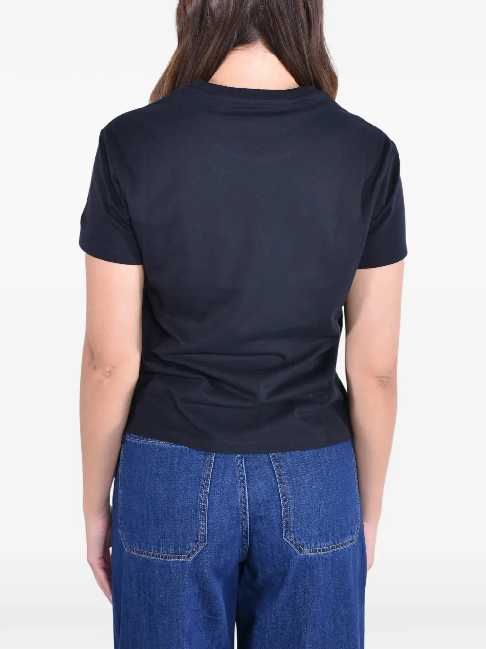 MC2 Saint Barth T-shirt met ronde hals Zwart