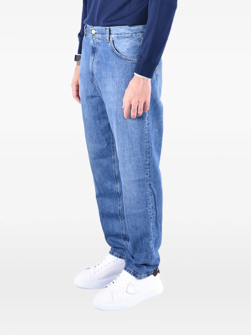 DONDUP Paco losvallende jeans Blauw