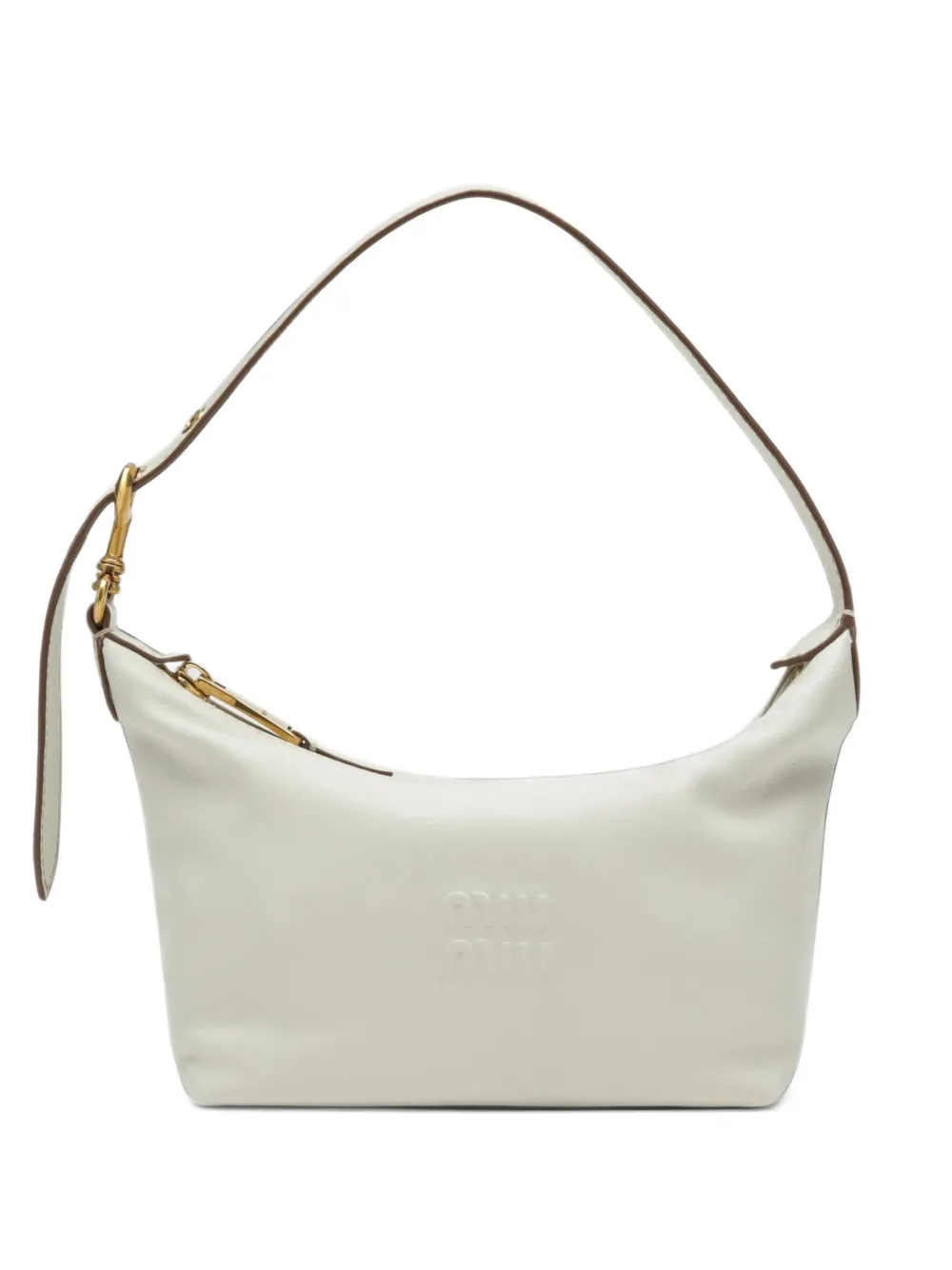 Miu Miu Spirit nappa leather pouch - Bianco