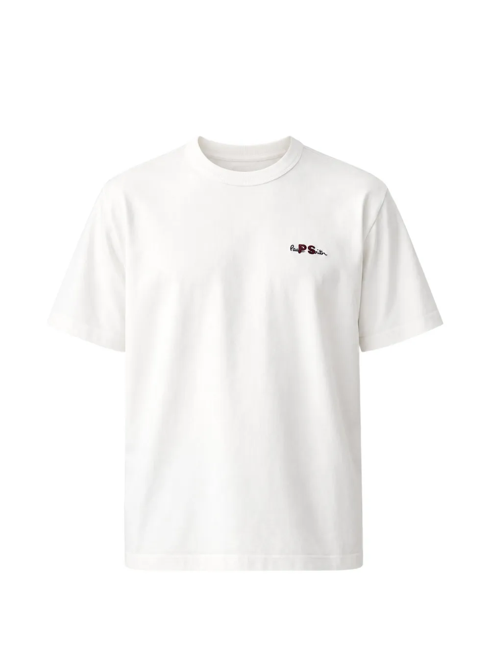 Paul Smith logo-embroidered oversized T-shirt - Weiß