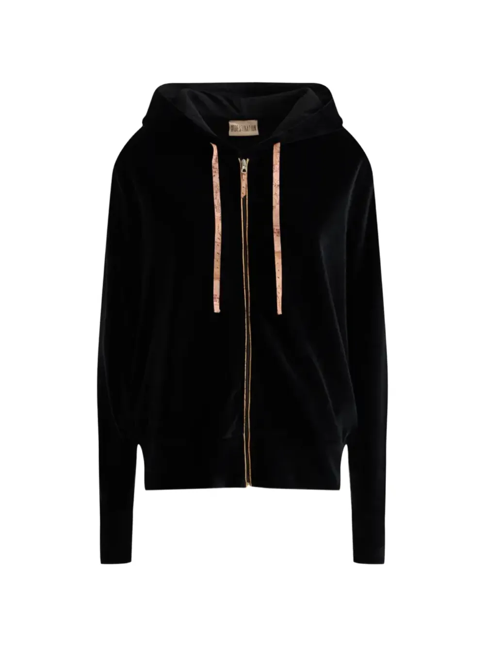 ALVIERO MARTINI 1° CLASSE logo-patch zip-up hoodie