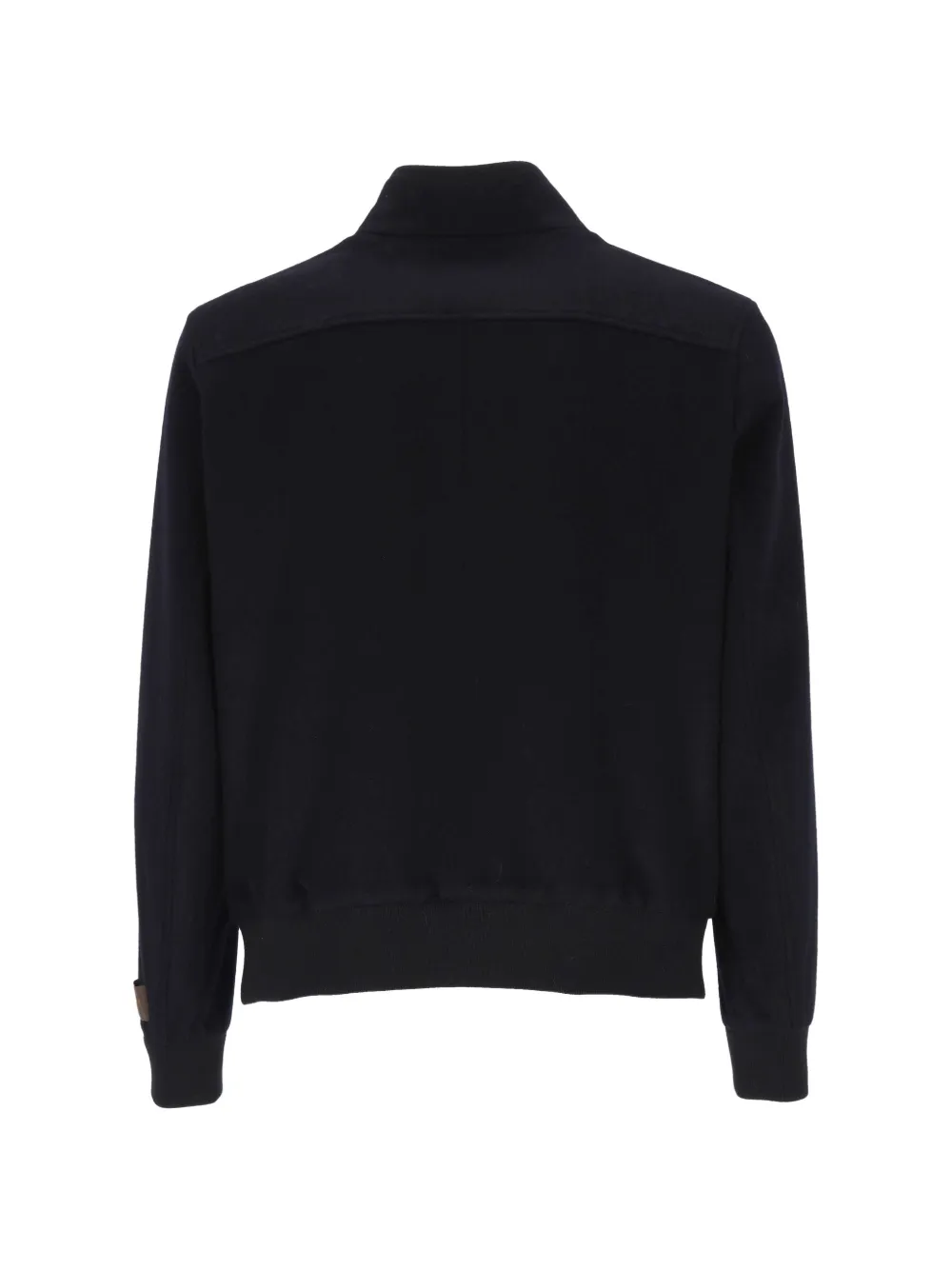 ON THE BUND Button-up bomberjack Blauw