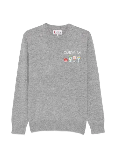 MC2 Saint Barth sudadera Heron con cuello reondo y bordado