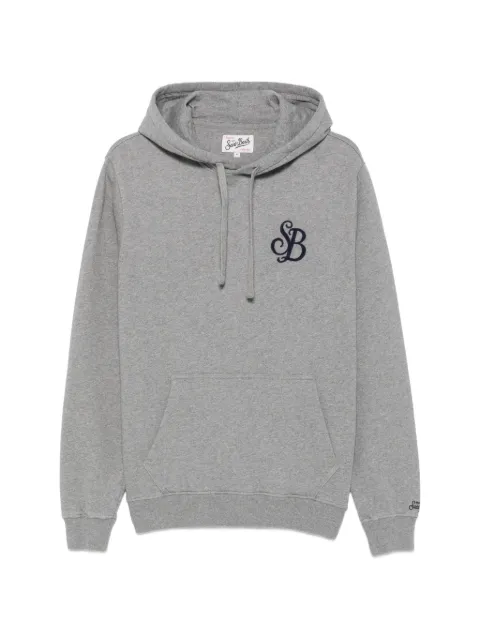 MC2 Saint Barth Tribeca logo-embroidered drawstring hoodie