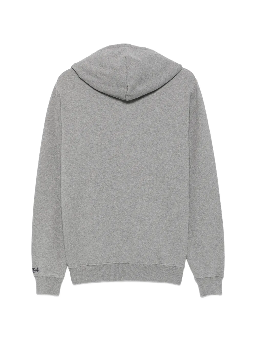 MC2 Saint Barth Tribeca logo-embroidered drawstring hoodie Grijs