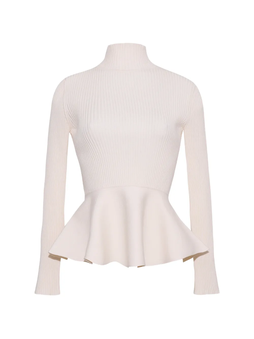 Cara Cara Carlyle Peplum Sweater In Neutrals