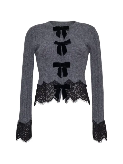 Cara Cara Veda lace-trimmed cardigan