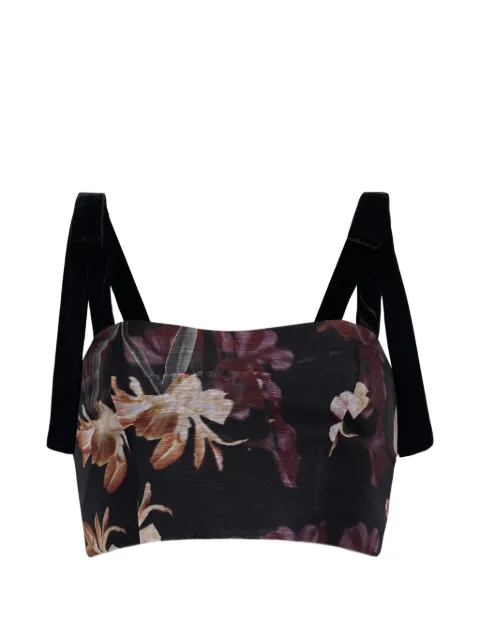 Cara Cara top Tira con estampado floral
