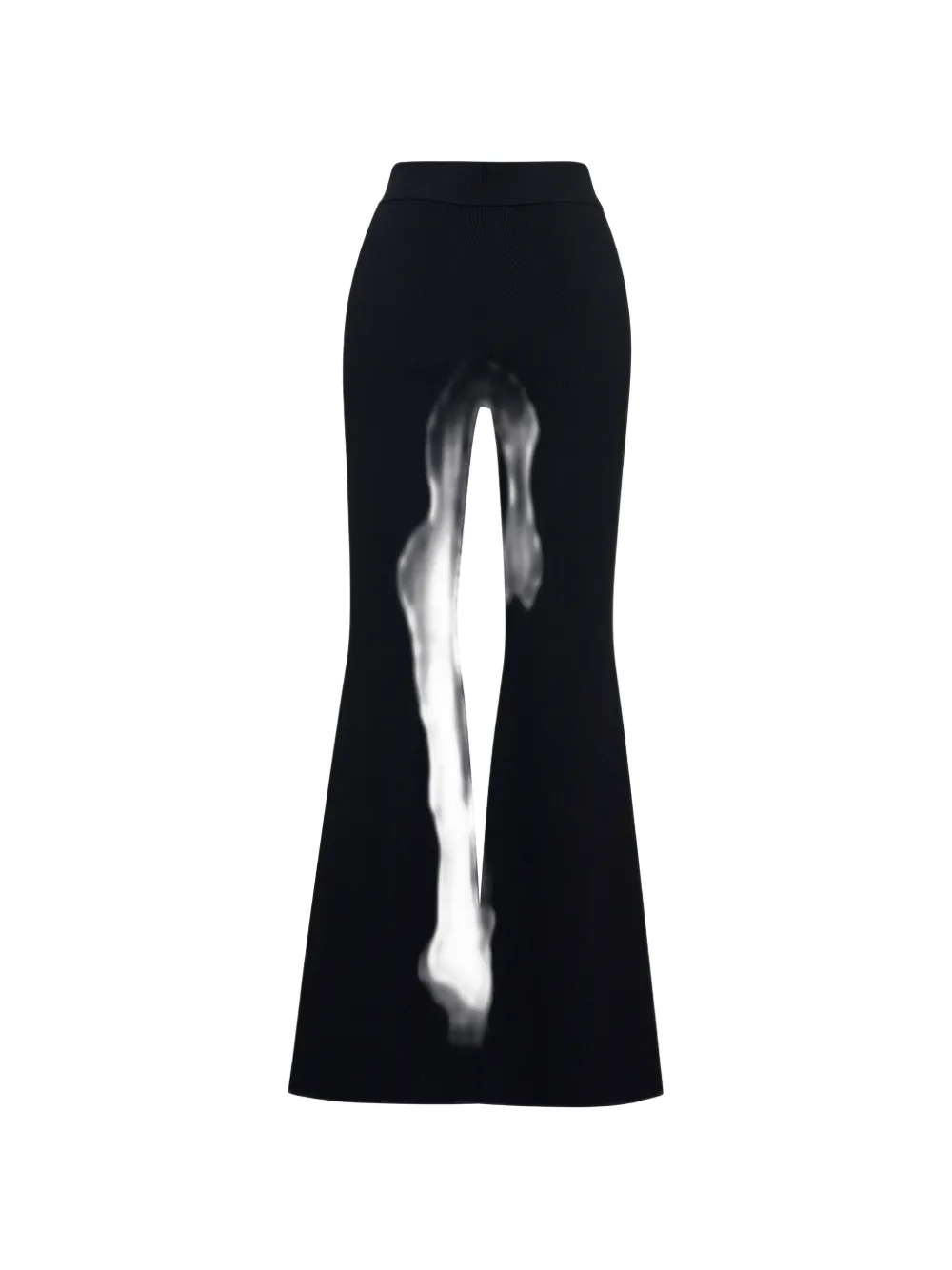 Cara Bernadette flared trousers Zwart