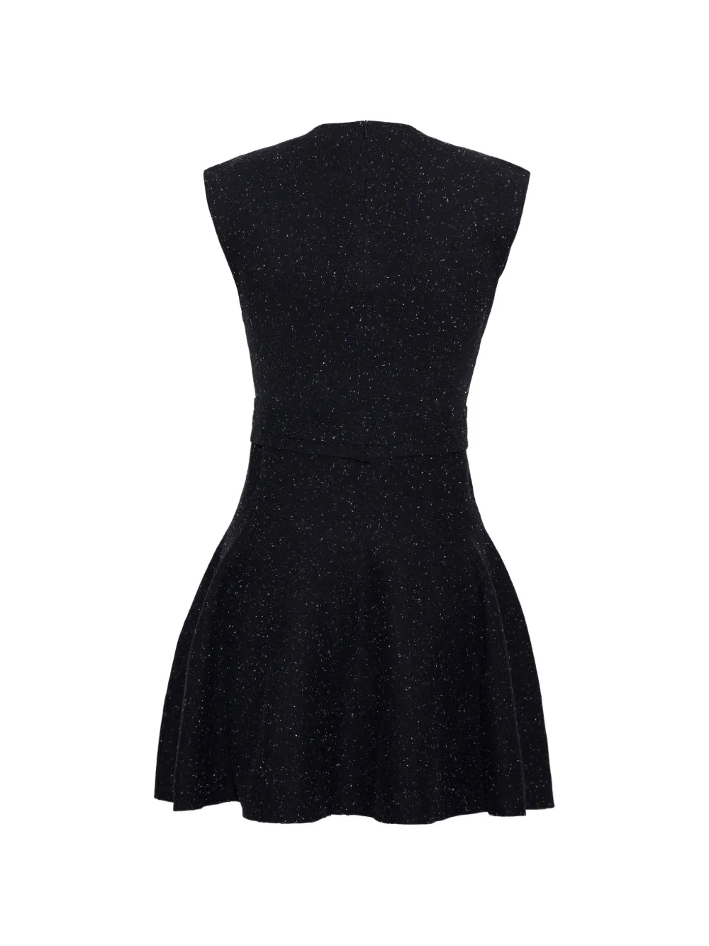 Cara Shay horsebit-detail dress Zwart
