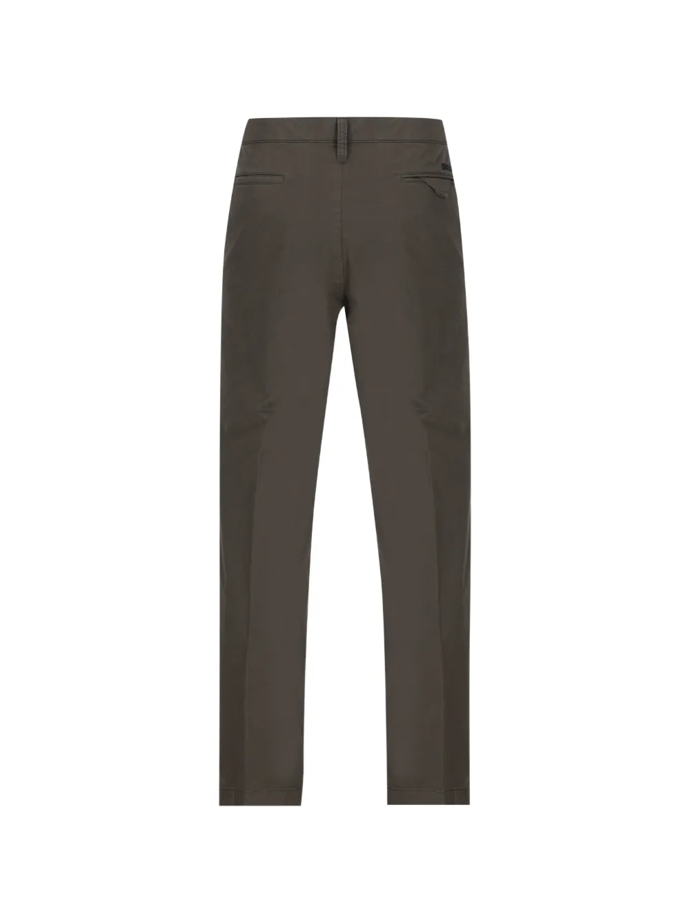 Prada garment-dyed cotton pants Groen