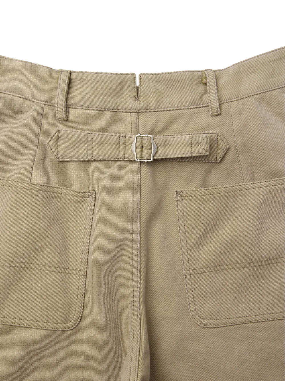 COOR Gewelfde broek met reliëf Beige
