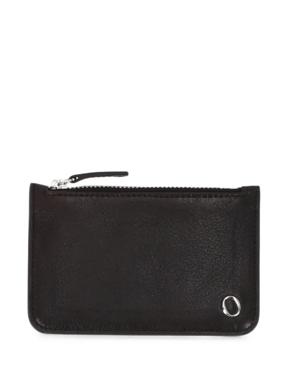 Orciani Lagoon zip-around leather cardholder - Marrone