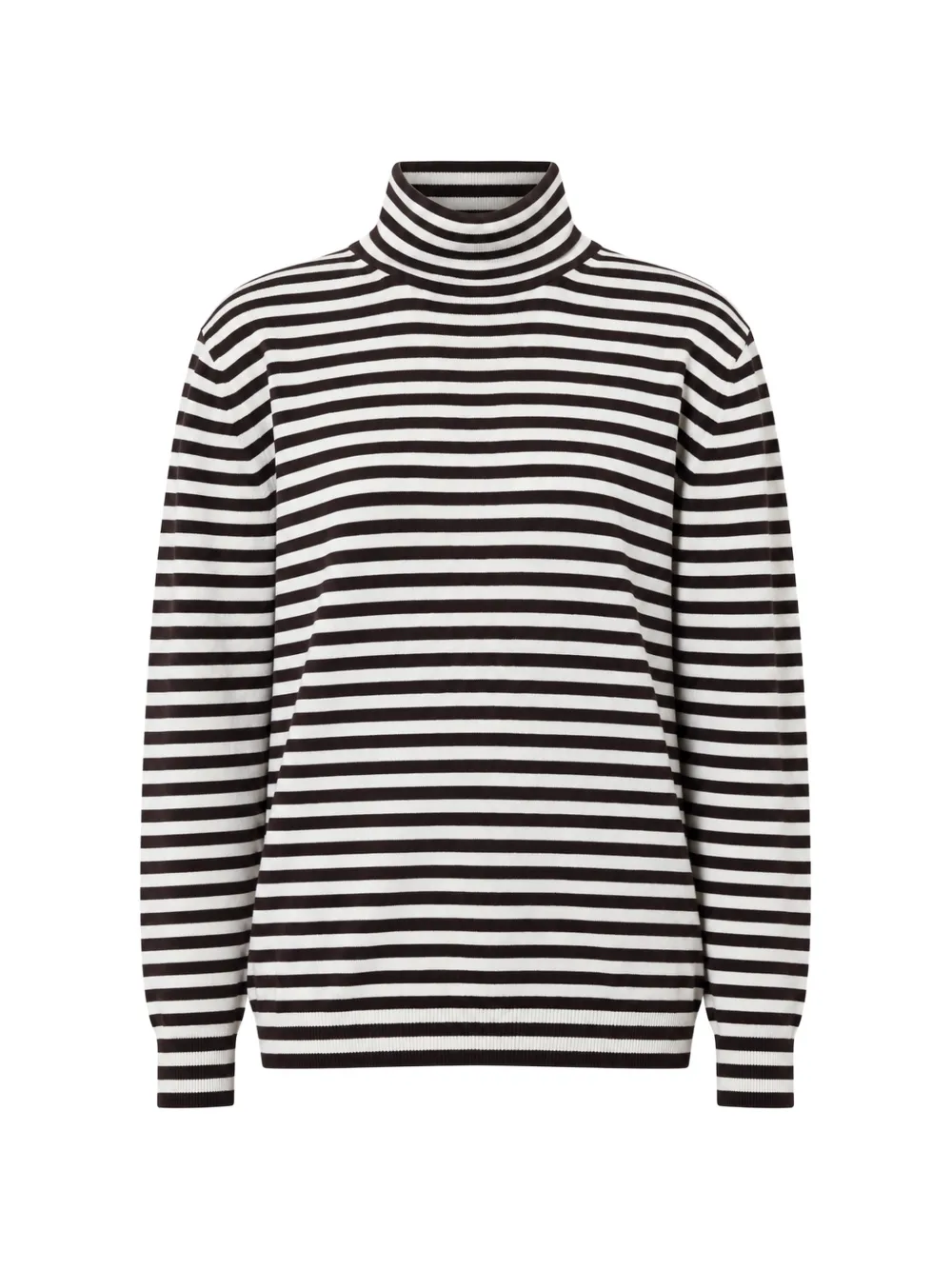 Max Mara striped roll-neck sweater