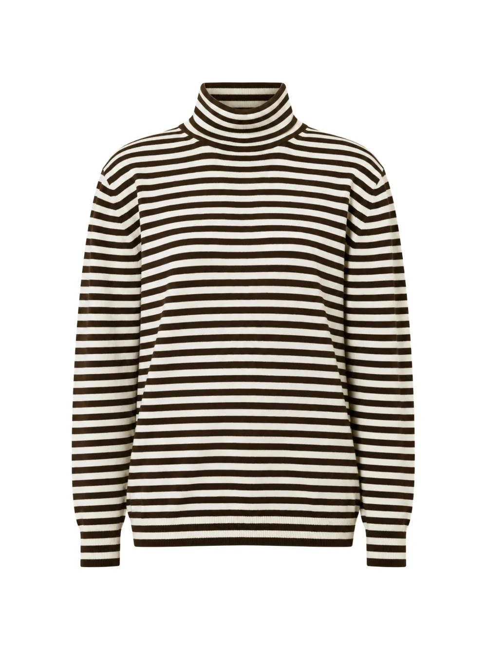 Max Mara Gestreepte coltrui Zwart