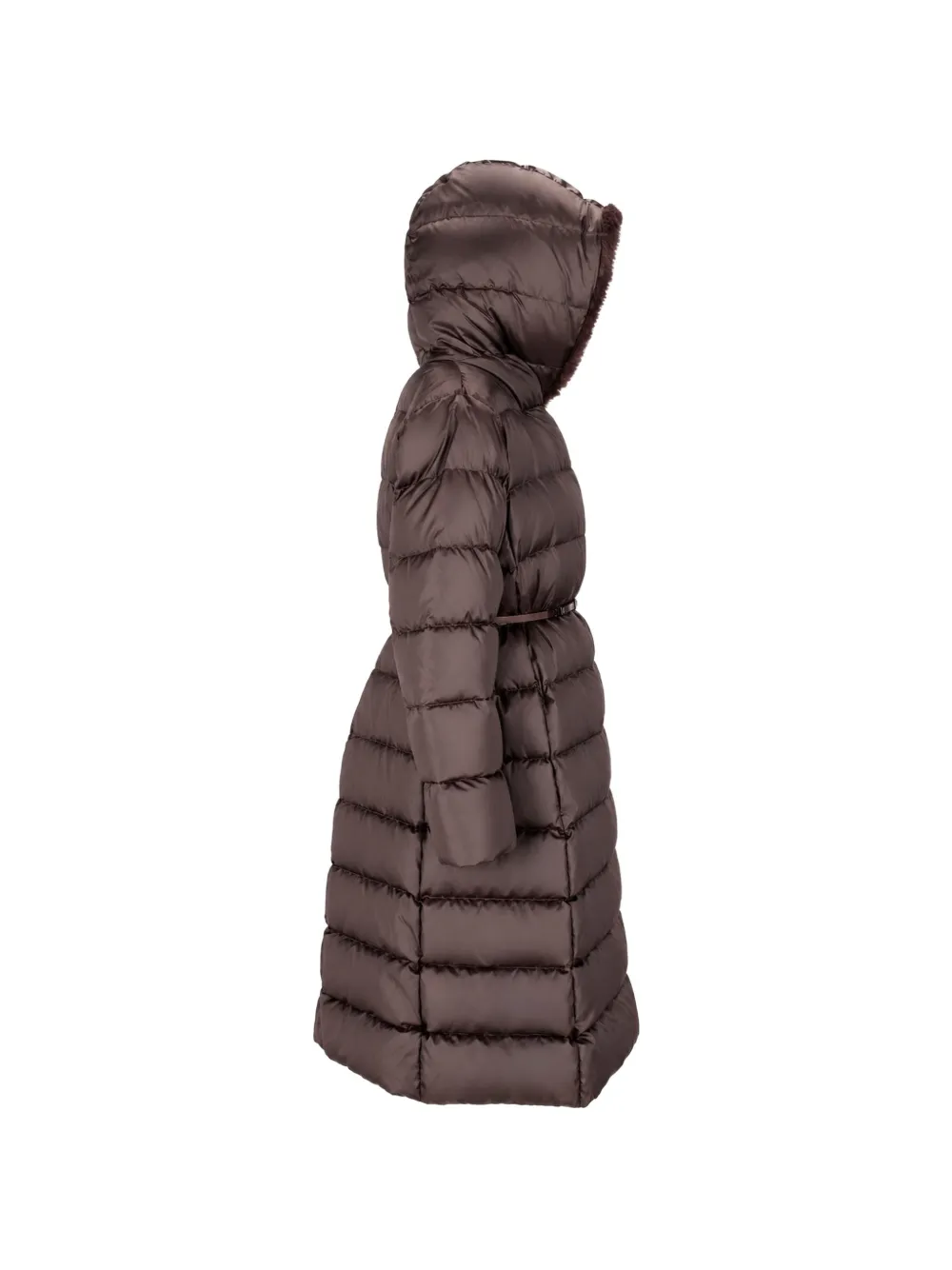 Max Mara Medusa hooded coat Bruin
