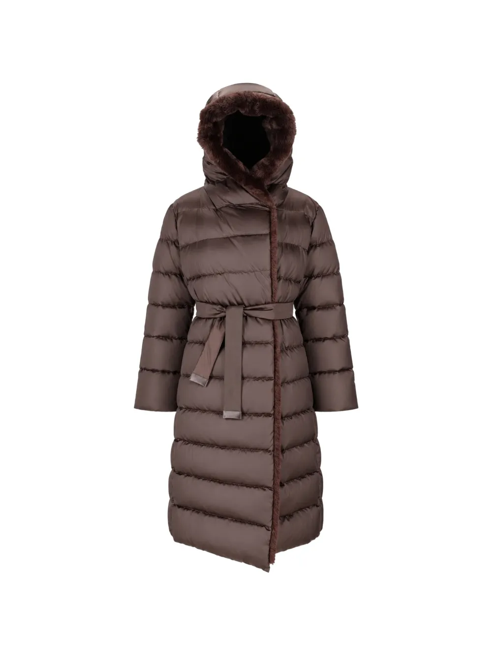 Max Mara Medusa hooded coat - Braun