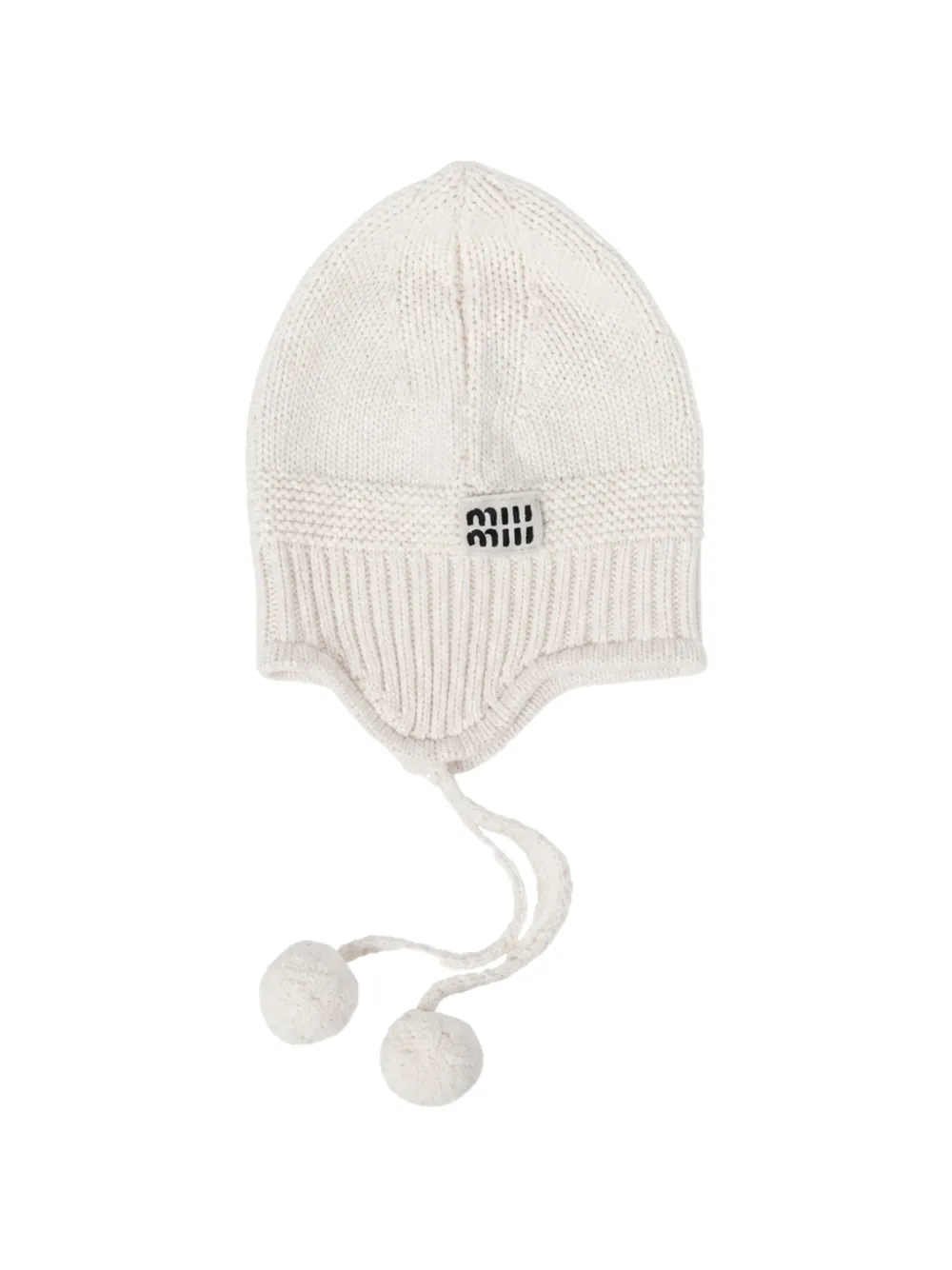Miu Miu wool and cashmere hat in White
