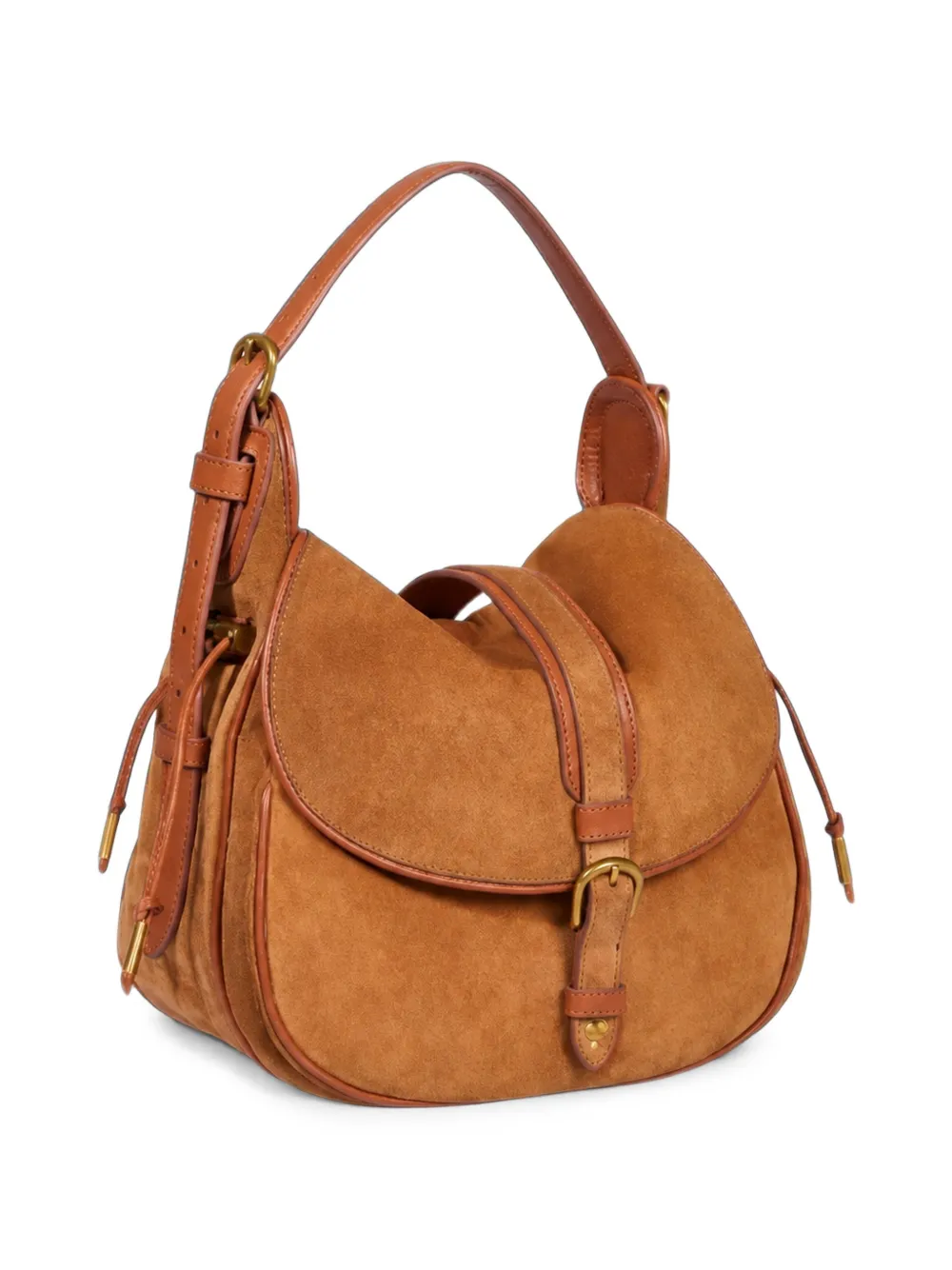 Jérôme Dreyfuss Gildas buckle-detail shoulder bag Bruin