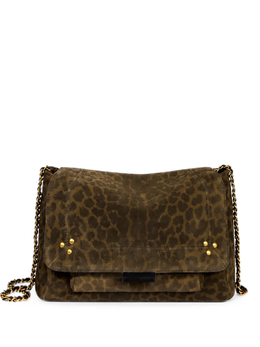 Jérôme Dreyfuss M Lulu leopard-print shoulder bag