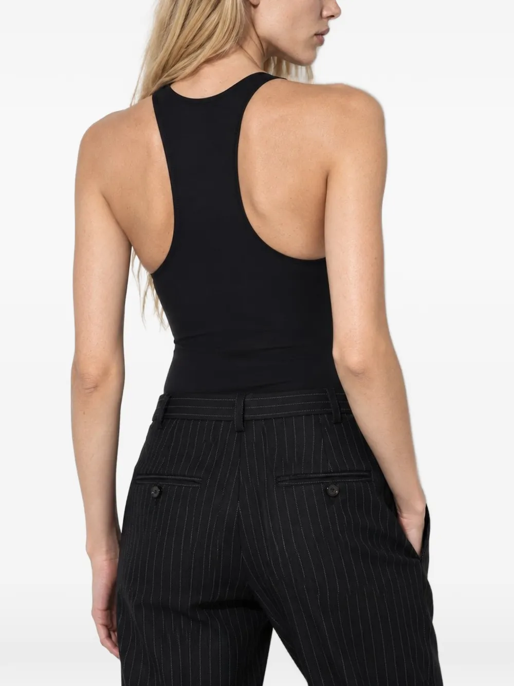 ISABEL MARANT Adalia racerback bodysuit Zwart