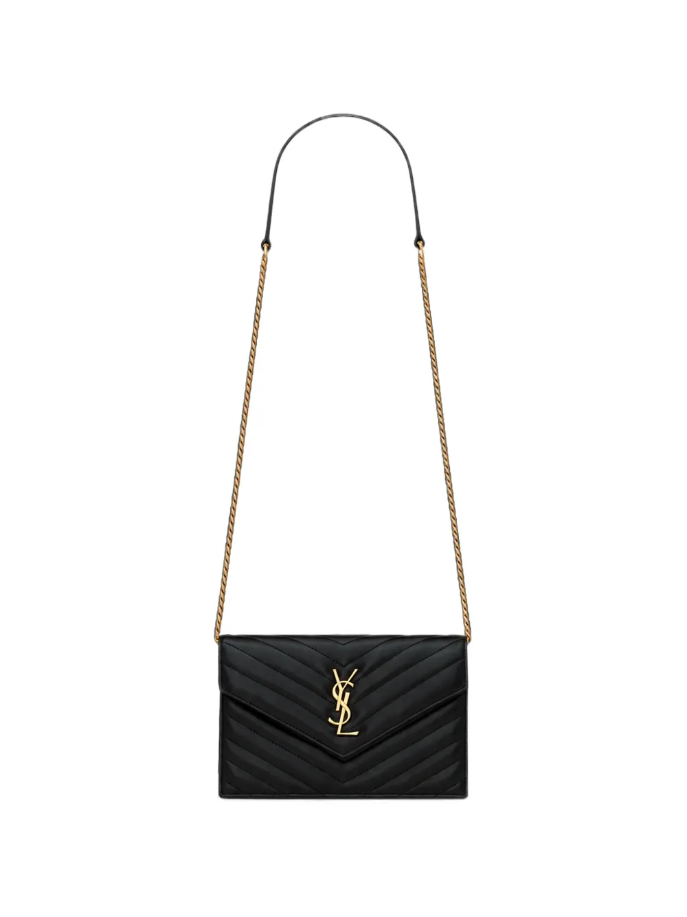 Saint Laurent Cassandre Envelope quilted leather shoulder bag