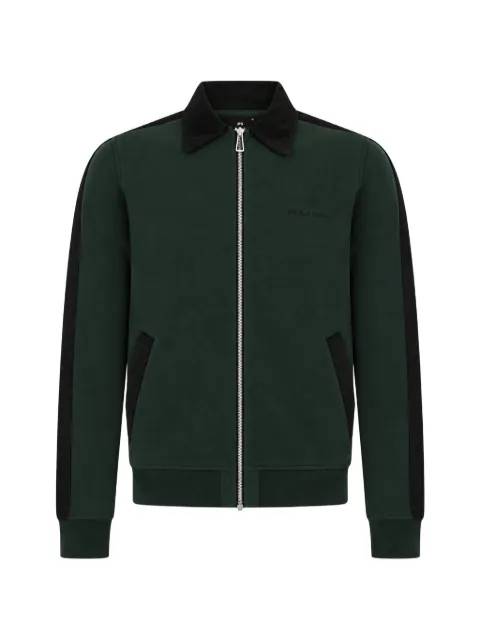 Paul Smith corduroy-trim zip-up jacket