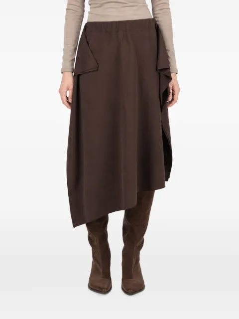 Niccolò Pasqualetti Collage asymmetric skirt