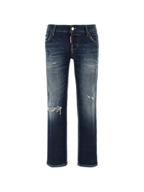 DSQUARED2 distressed paint-splatter jeans