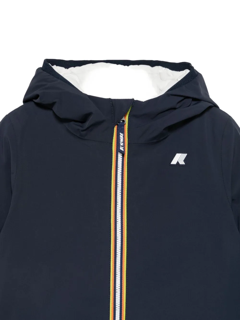 K Way Kids Jack met capuchon Blauw