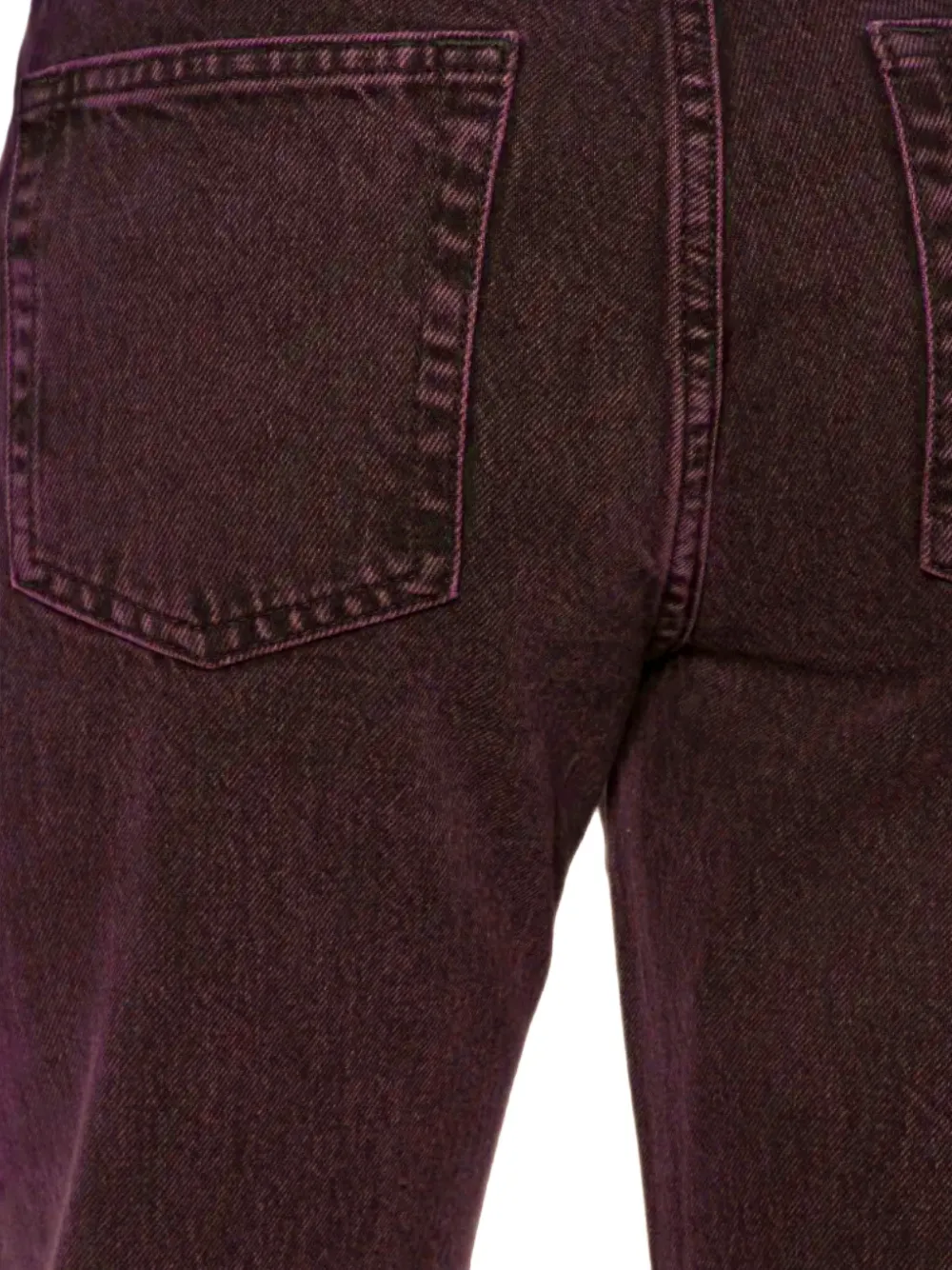FRAME The Hang acid-wash jeans Roze